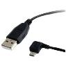 STARTECH 3 ft USB to Left Angle Micro USB Cable