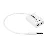 STARTECH Headset Splitter 4 Pin to 2x 3 Position