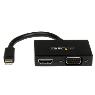 STARTECH Travel A/V adapter mDP to VGA/HDMI