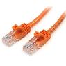 STARTECH 3m Orange Snagless UTP Cat5e Patch Cable