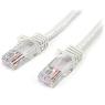 STARTECH 3m White Snagless UTP Cat5e Patch Cable