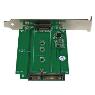 STARTECH M.2 to SATA PCI slot mounted SSD adapter