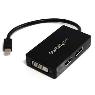 STARTECH Mini DisplayPort to DP DVI HDMI Adapter