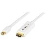 STARTECH 6 ft mDP to HDMI converter cable - White