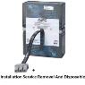APC - SCHNEIDER 1 X RBC33 BATTERY + INSTALLATION SERVICE