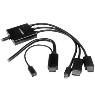 STARTECH 6 ft DP Mini DP or HDMI to HDMI Adapter
