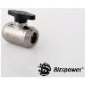 BITSPOWER MATT BLACK MINI VALVE WITH BLACK HANDLE