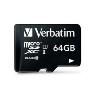 VERBATIM Micro SDXC 64GB (Cls 10 UHS-I) w adaptr