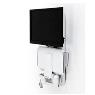 ERGOTRON PATIENT ROOM VL18 STS WM BRIGHT WHITE