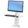 ERGOTRON WORKFIT-SR HVY MONITOR SHORT SURF (WH)