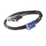 APC - SCHNEIDER KVM PS/2 CBL-25 ft (7.6 m)