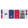 HP 81 680ml Magenta Dye Ink Cart C4932A