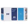 HP 80 175ml Cyan Ink Cart C4872A