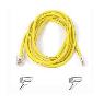 BELKIN Cat6 Snagless Patch Cable 50cm Yellow