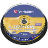 VERBATIM DVD+RW 4.7GB 10Pk Spindle 4X