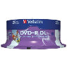 VERBATIM DVD+R DL 8.5GB 25Pk WHT Wide IJ 8x