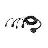 BELKIN 12FT DUAL PORT USB OCTOPUS KVM CABLE