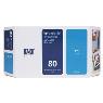 HP 80 350ml Cyan Ink Cart C4846A