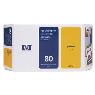 HP 80 350ml Yellow Ink Cart C4848A