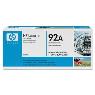 HP 92A BLACK LJ TONER CART C4902A