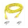 BELKIN 50CM YLLW CAT5E SNAGLESS PATCH CABLE