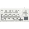 CHERRY TOUCHPAD 104 KEYS 16IN LIGHT GREY USB