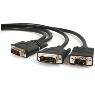 STARTECH 6ft DVI-I to DVI-D & VGA Splitter Cable