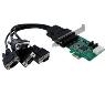 STARTECH 4 Port PCIe RS232 Serial Adapter Card