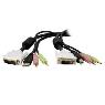 STARTECH 4-in-1 USB DVI KVM Switch Cable