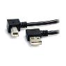 STARTECH 3 ft USB A to B Right Angle USB Cable
