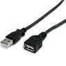 STARTECH 3 ft Black USB Extension Cable A to A