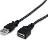 STARTECH 6 ft Black USB Extension Cable A to A