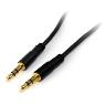 STARTECH 3 ft Slim 3.5mm Stereo Audio Cable - M/M