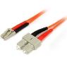STARTECH 1m MM Fiber Patch Cable LC - SC