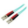STARTECH 2m 10 Gb Aqua MM Fiber Patch Cable LC/LC