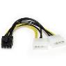 STARTECH 6 LP4 to 8 Pin PCIe Power Cable Adapter