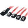 STARTECH SAS Cable SFF-8087 to 4x Latching SATA