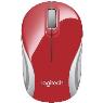 LOGITECH M187 WIRELESS MINI MOUSE - RED