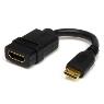 STARTECH 5in HDMI to HDMI Mini Adapter F/M