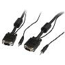 STARTECH 15m High Res Monitor VGA Cable w/ Audio