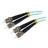 STARTECH 1m 10 Gb Aqua MM Fiber Patch Cable ST/ST