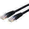 STARTECH 15m Cat 6 Black Molded Cat6 Patch Cable