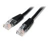STARTECH 15m Cat5e Black Molded Cat5e Patch Cable