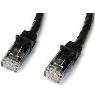 STARTECH 15m Black Snagless Cat6 UTP Patch Cable