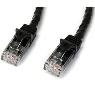 STARTECH 1m Black Snagless Cat6 UTP Patch Cable