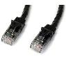 STARTECH 2m Black Snagless Cat6 UTP Patch Cable