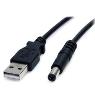 STARTECH 2m USB to 5.5mm Type M Barrel Cable