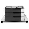 HP LASERJET 3x500-SHEET FEEDER & STAND