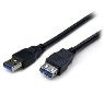STARTECH 1m Black USB 3.0 Extension Cable M/F