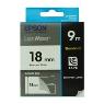 EPSON TAPE STAND 18MM BLACK ON WHITE 9 METERS